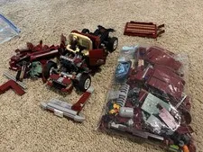 Custom LEGO Farm Pickup Truck - Unique MOC Build - Detailed Red Truck Model