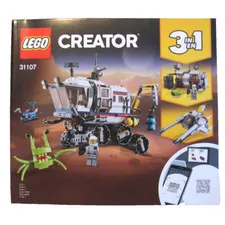 LEGO Creator 3 in 1 #31107 Space Rover Explorer  Instruction Booklet Manual Only
