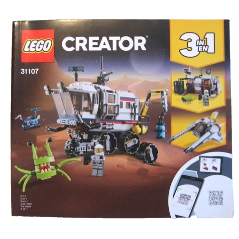 LEGO Creator 3 in 1 #31107 Space Rover Explorer  Instruction Booklet Manual Only
