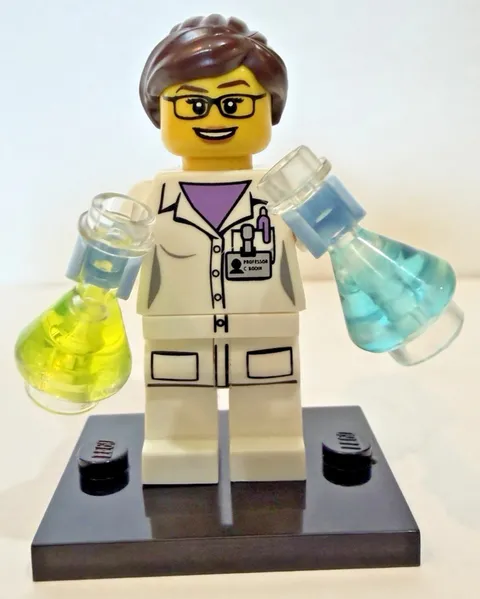 LEGO MInifigure Series 11 Scientist lab coat Col173 Col11-11 from 2013