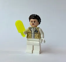 Lego Princess Leia Hoth Minifigure Star Wars 7879 tan jacket sw0346 lot cmf rare