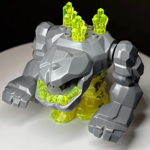 Lego Rock Monster Geolix 3 Crystals pm015 Power Miners 8963 Rock Wrecker Figure