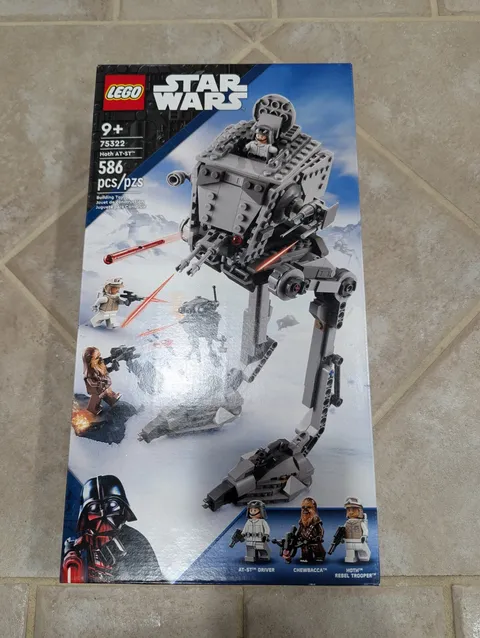 LEGO Star Wars: Hoth AT-ST (75322) 586 Pc - Brand New Sealed & Retired