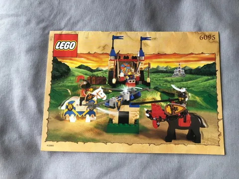 lego 6095 manual instructions only in very good condition complete
