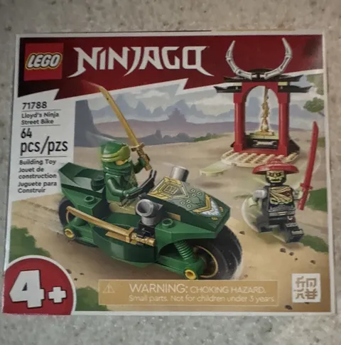 LEGO NINJAGO 71788 Lloyd's Ninja Street Bike Learn to Build 64 pcs 4+