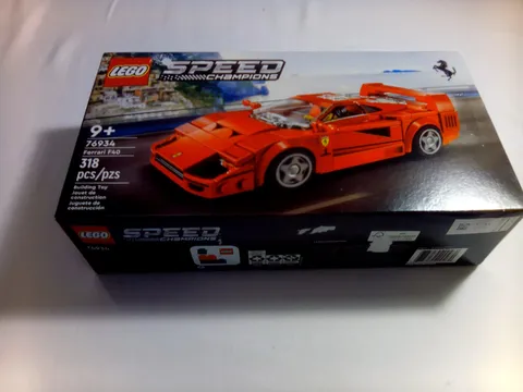 LEGO Speed Champions Ferrari F40 Model Building Kit 76934 318 Pieces Ages 9+