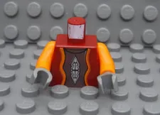Lego Star Wars Minifigure: sw0242 Nute Gunray From 8036 Torso Only  973pb0583c01