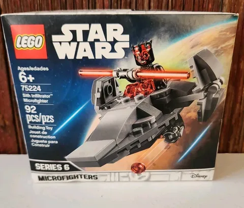 Sealed LEGO 75224 Sith Infiltrator Microfighter (Small Crease) Star Wars  NIB