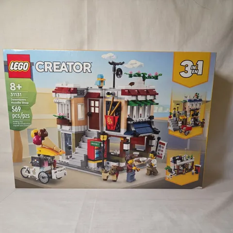 LEGO Creator 3 in 1 31131 Downtown Noodle Shop Complete Set New in Box Retired
