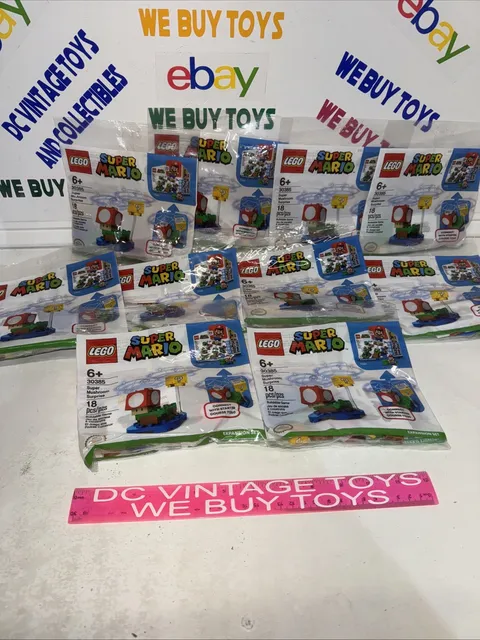(10) LEGO Super Mario Super Mushroom Surprise Polybag Set #30385 - Party Favors