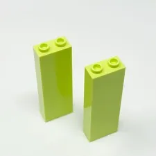 2454 LEGO Parts Brick 1x2x5 YELLOWISH GREEN (2)