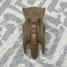 LEGO - Minifig, Head Geonosian Poggle the Lesser w/ Black Eyes, Nose & Mouth