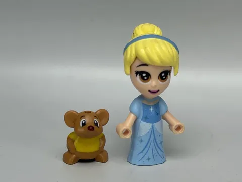 Lego Cinderella Micro Doll DP123 Disney Minifigure W/ Mouse