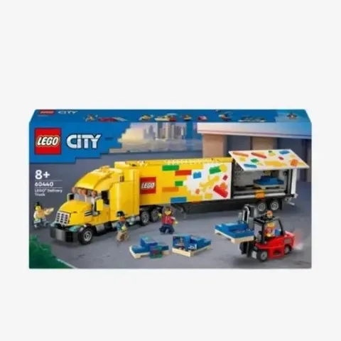 LEGO City 60440 Yellow Delivery Truck 1,061 Pieces Building Set