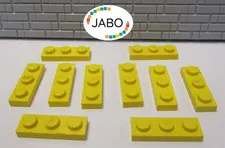 (J7/3/9) LEGO 10 x 3623 Flat Plate 1x3 Yellow