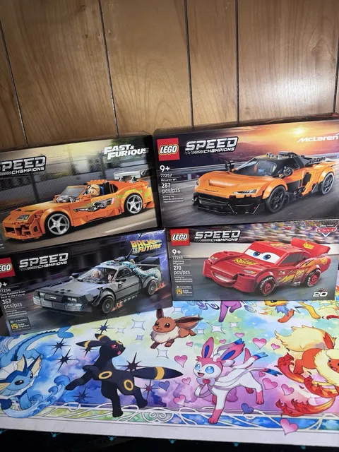 Lego Speed Champions Lot X4 Brand New In Box! New Fast And Furious Set!