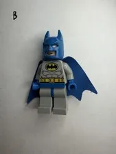 Lego Batman 10724 10672 Blue Mask, Cape Batmobile Super Heroes Minifigure