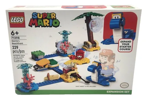 RETIRED LEGO Super Mario: Dorrie's Beachfront Expansion Set (71398) New