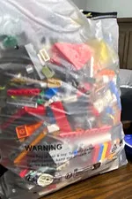 LEGO Bulk Lot Mixed Bricks, Pieces & Parts, Multicolor Plastic in Bag