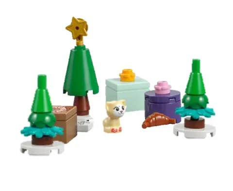 NEW Disney Frozen Lego Holiday Trees, Presents & Kitten Microsets