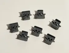 LEGO Bionicle Technic 41752 Dark Gray Rubber Band Belt Holder Lot of 7 NEW