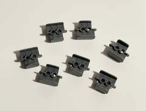 LEGO Bionicle Technic 41752 Dark Gray Rubber Band Belt Holder Lot of 7 NEW