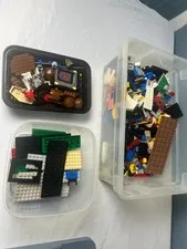 Vintage LEGO Castle Horses tree Walls and Other Parts from Various Mixed Lot