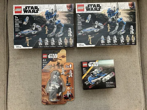 Lego Star Wars SEALED Set Lot (75280, 40558, 75391) -New In Box SEALED