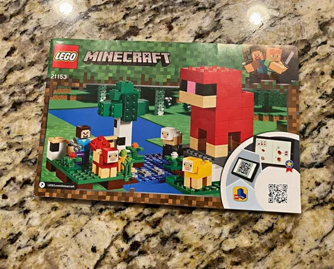 LEGO Minecraft 21153 The Wool Farm Illustrated Manual Booklet English 2019
