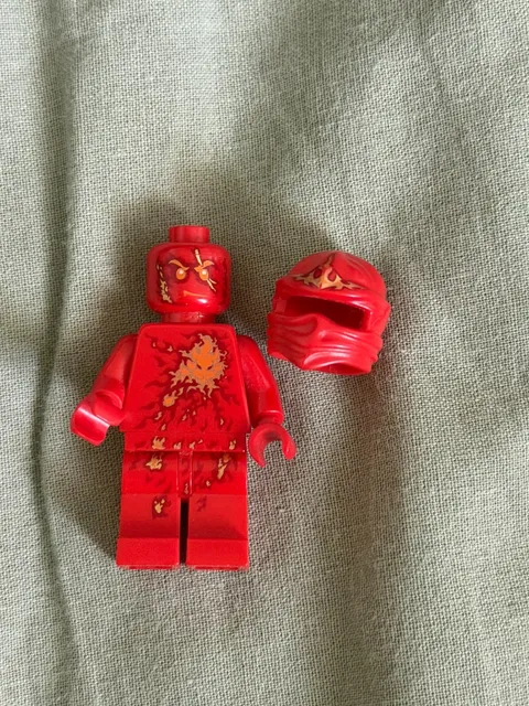 LEGO Ninjago Kai NRG Minifigure Rise of the Snakes Fire Ninja 9591 njo0055