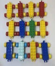 Lego Duplo Train Base 2 x 6 Lot of 12 Multicolor