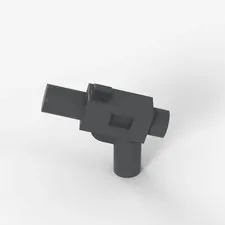 LEGO ® minifigure, weapon: 61190f - new dark gray - used