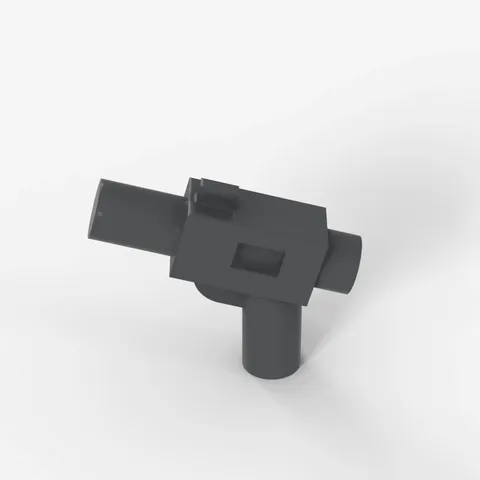 LEGO ® minifigure, weapon: 61190f - new dark gray - used