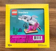 *NEW* LEGO Insiders 6632155 Mini Dolphin Stand *LIMITED* *Creases*