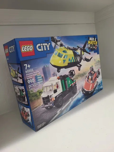 LEGO City Plane 60505 990 Pieces 7+ Building Toy Set Mix & Match New Sealed
