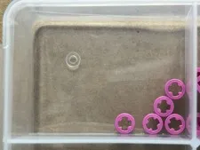 LEGO Parts - Dark Pink Technic Bush 1/2 Smooth - No 4265c - QTY 5