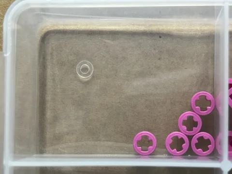 LEGO Parts - Dark Pink Technic Bush 1/2 Smooth - No 4265c - QTY 5