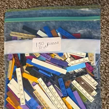 LEGO Bulk Lot Mixed Multicolor Plastic Bricks & Pieces in Bag, 150+ Pieces