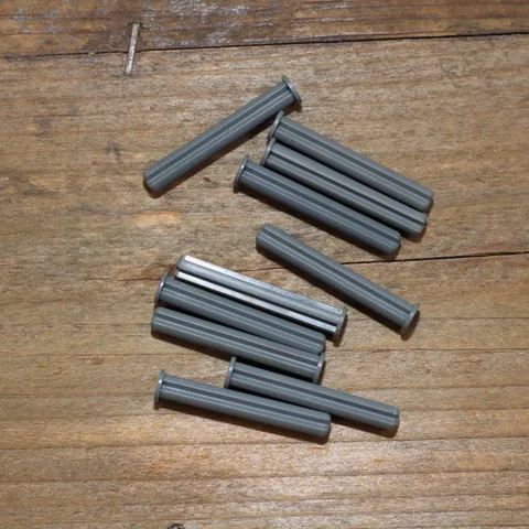 LEGO Dark Bluish Gray Technic Axle 4L with Stop Part No. 87083 Qty 10