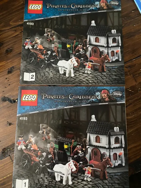 Lego Pirates of the Caribbean LONDON ESCAPE 4193 *INSTRUCTIONS ONLY*
