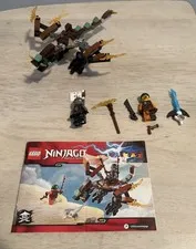 LEGO NINJAGO Cole's Dragon 70599 Set COMPLETE w/ Minifigures & Manual
