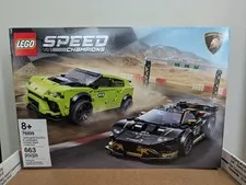 LEGO Speed Champions 76899 Lamborghini Urus ST-X & Huracán EVO 663pcs Age 8+
