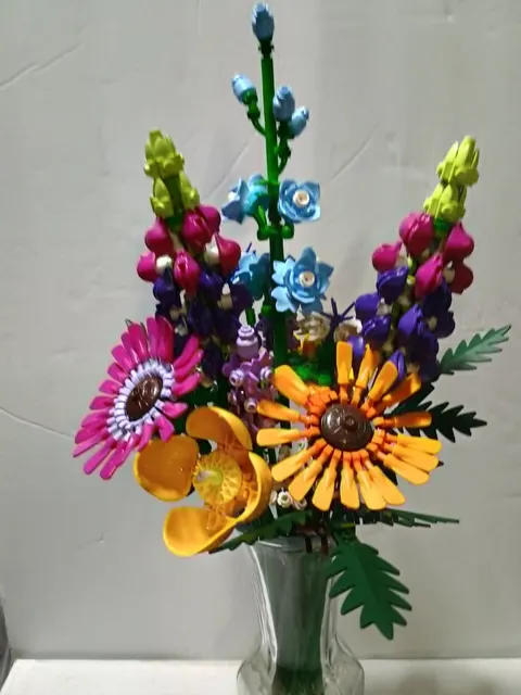 Lego Botanicals 10313 Flowers Wildflower Bouquet  Used Complete No Manual or Box