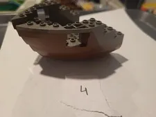 LEGO 6052c05 6053c05 Brown Dark Gray Boat Hull Stern 6271 6268 Pirates