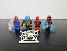 LEGO Marvel Spider-Man Minifigure Lot  Mysterio Miles Morales Webs No Way Home