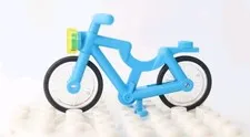 LEGO Bicycle Blue Bike Mountain City Park Trail Town Bikes Minfigures Minifig 