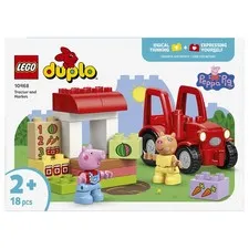 Tractor And MarketLEGO DUPLO Peppa Pig 10468 tractor And Market Age 2+ 18pcs
