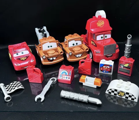 Lego Duplo Disney Cars Lightning McQueen Mack Mater + Extra Bits