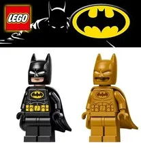 LEGO Batman Minifigures from set #76330 Batman Logo Gold Batman
