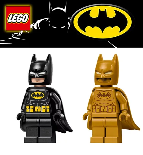 LEGO Batman Minifigures from set #76330 Batman Logo Gold Batman